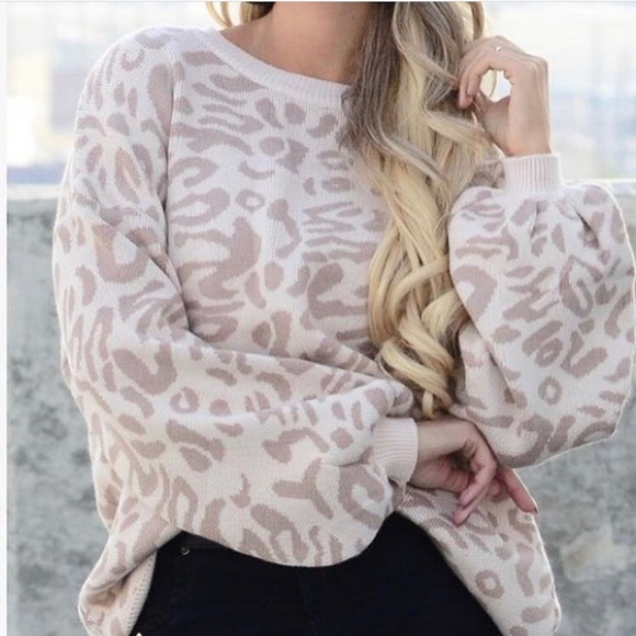 Cheetah sweater - Picture 1 of 1